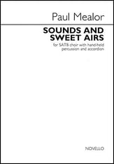 Sounds and Sweet Airs SATB choral sheet music cover
